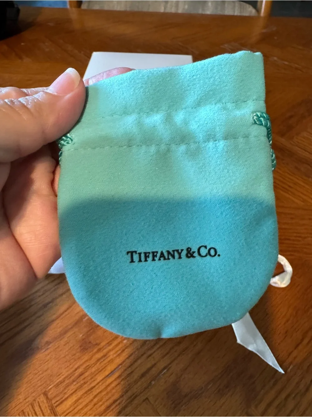 Tiffany & Co. Jewelry Box, Pouch & Ribbon